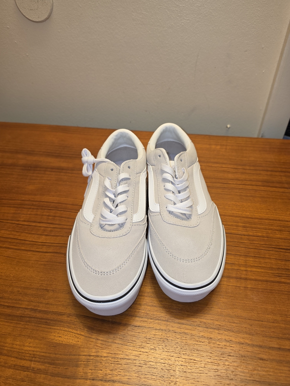 Vans Old Skool Low-Top Sneakers in Light Beige and White